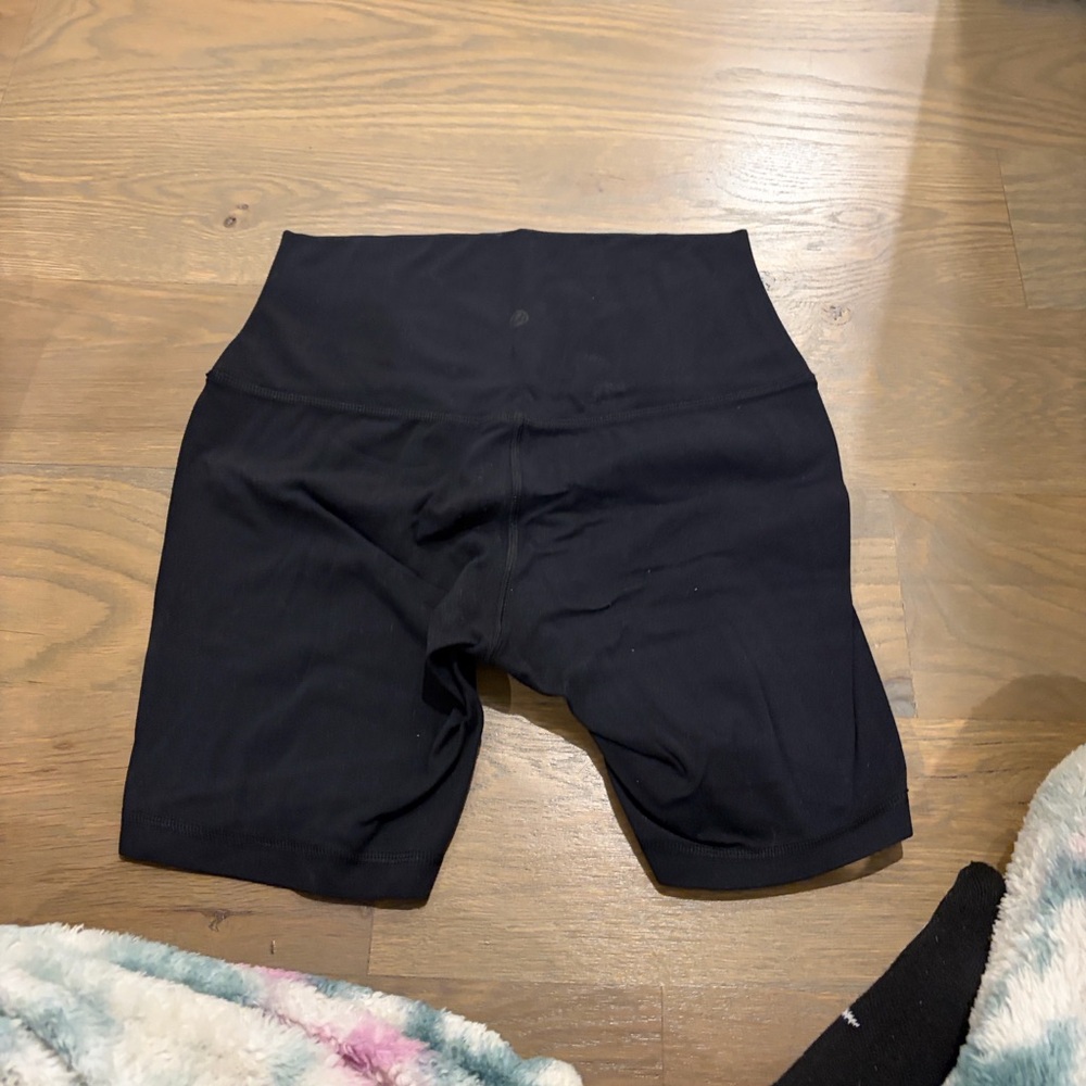 Black Women's High-Waisted Shorts